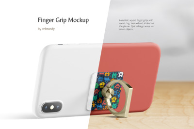 Finger Grip Mockup PSD Mockup Template
