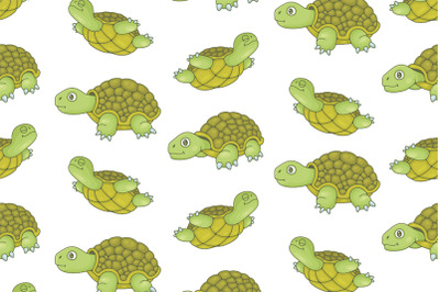 Set of Turtles and Pattern