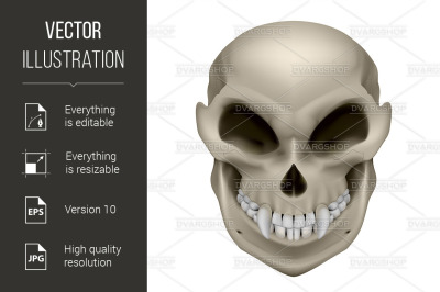 Skull of a mutant