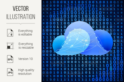 Cloud computing sign