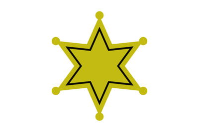 Sheriff star icon