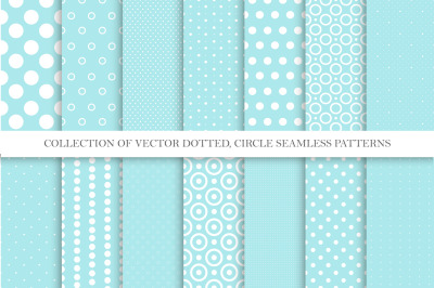 Dotted seamless cute patterns