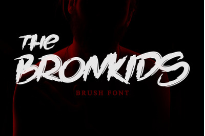 The Bronkids // Brush Font