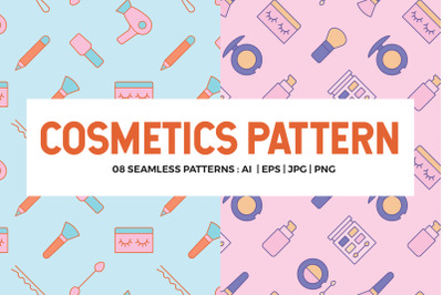 Cosmetics Seamless Patterns