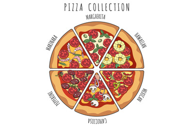 Pizza slice collection