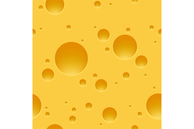 Swiss cheese seamless pattern