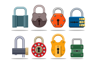 Colorful lock set