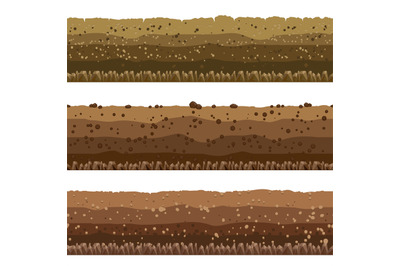 Soil layers set