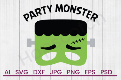 Party Monster - SVG File, DXF File