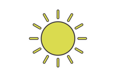 Sun icon