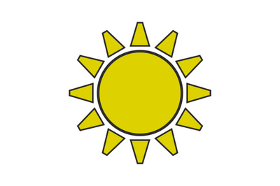 Sun icon