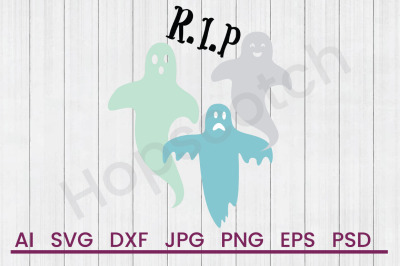 Ghosts RIP - SVG File, DXF File
