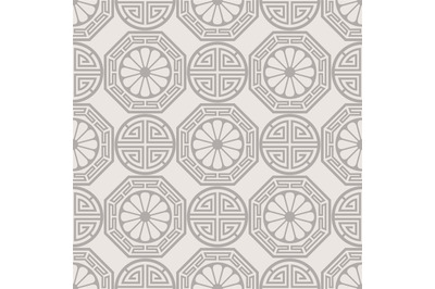 Traditional korean, japanese, chinese seamless pattern design