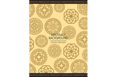 Traditional asian background - korean chinese or japanese backdrop wit