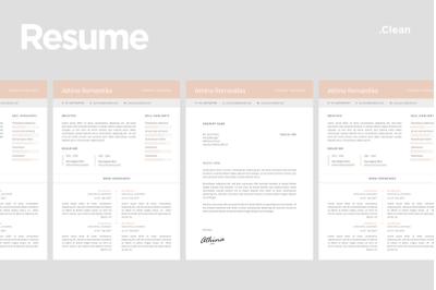 Resume Template match With Cover Letter