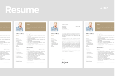 Resume Template match With Cover Letter