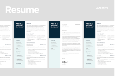 Resume Template match With Cover Letter