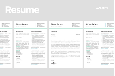 Resume Template match With Cover Letter