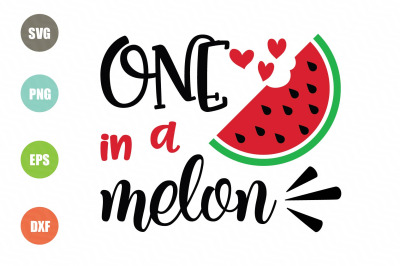 One In A Melon SVG