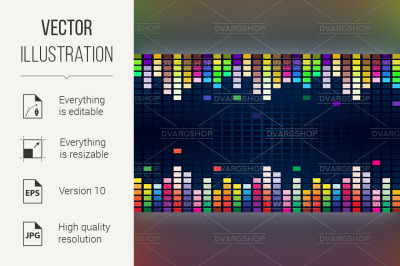 Colorful equalizer