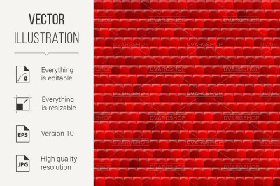 Heterogeneous corrugated surface pattern