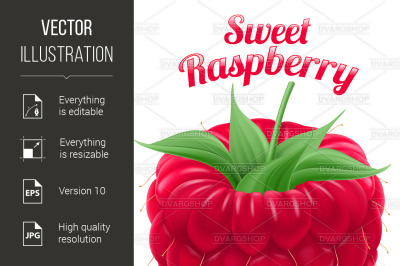 Poster Sweet Raspberry