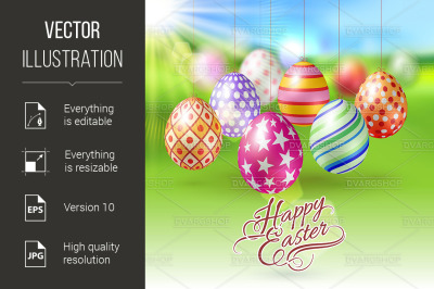 Happy Easter Greeting Card