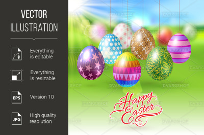 Happy Easter Greeting Card