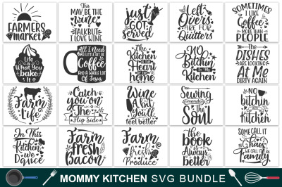 37 Mommy Kitchen Svg Bundle