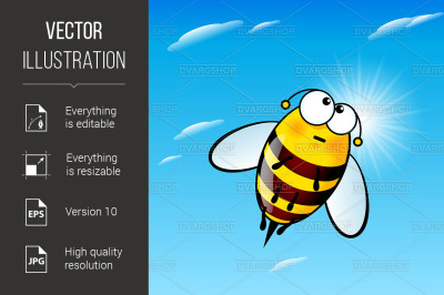 Cartoon Bee