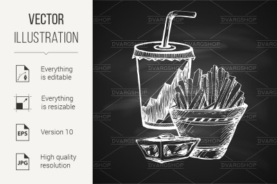 Sketch of Food