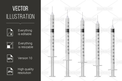 Five Syringes