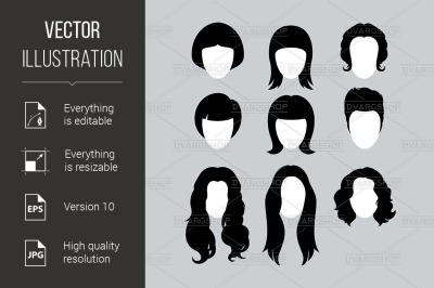 Hair Silhouettes