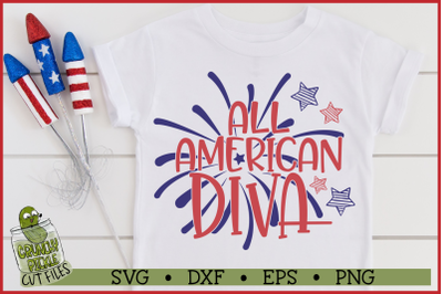 All American Diva SVG