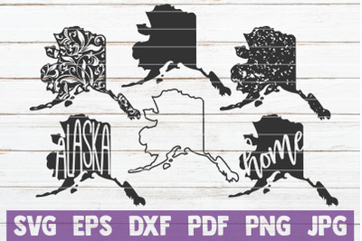 Alaska State SVG Cut Files