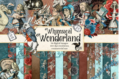 Whimsical Alice in Wonderland Graphics