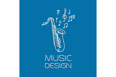 Music design with alto saxophone