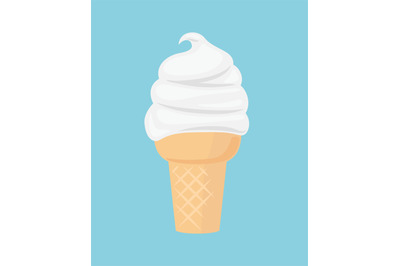 Ice cream flat icon