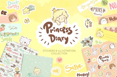Princess Diary - stickers collection