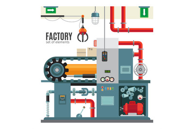 Manufacturing conveyor in flat style