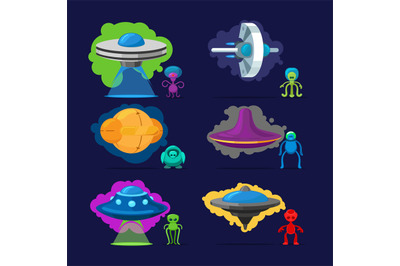 Aliens characters set