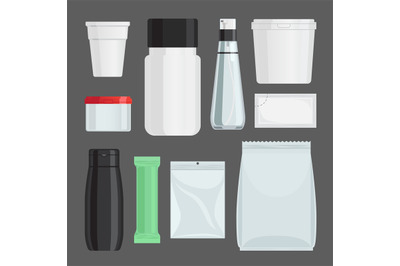 Cosmetics containers set