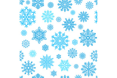 Winter snowflake pattern