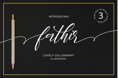 Fathir - Lovely Calligraphy -