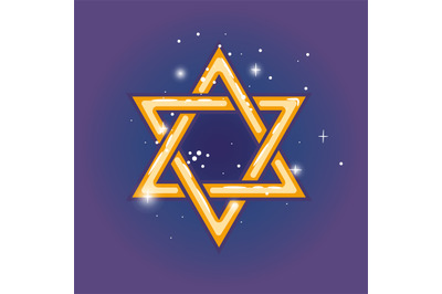 Star of david for hanuka