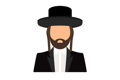 Jewish orthodox rabbi avatar icon