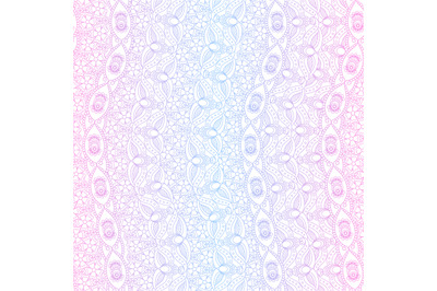 Indian pink and blue seamless pattern