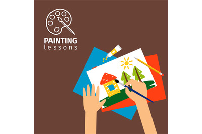 Kids painting lessons