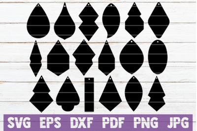 Earring SVG Cut File Templates