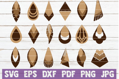 Earrings Bundle | SVG Cut File Templates